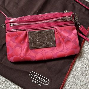 Pink on Pink Coach Purse 💖👛🩷🌸💕🌺🌷